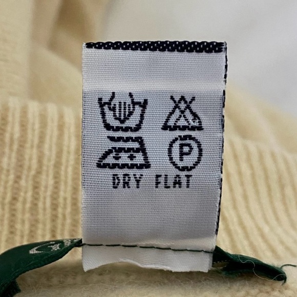 Vintage Cream Wool Mock Neck Sweater - Picture 6 of 7